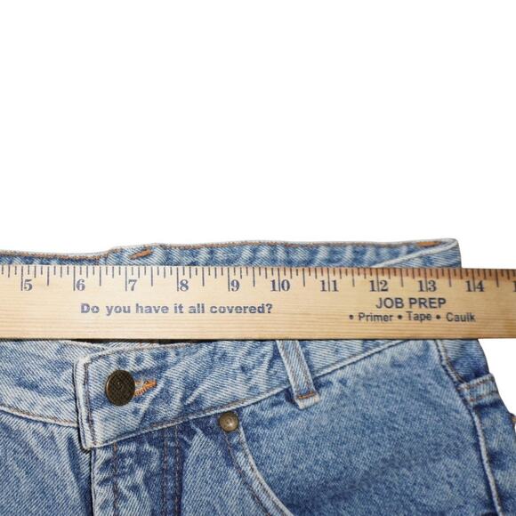 Vintage MASH 907 Made in Italy Jeans 30x26.5 High Rise Light Wash Straight Leg - Picture 8 of 12